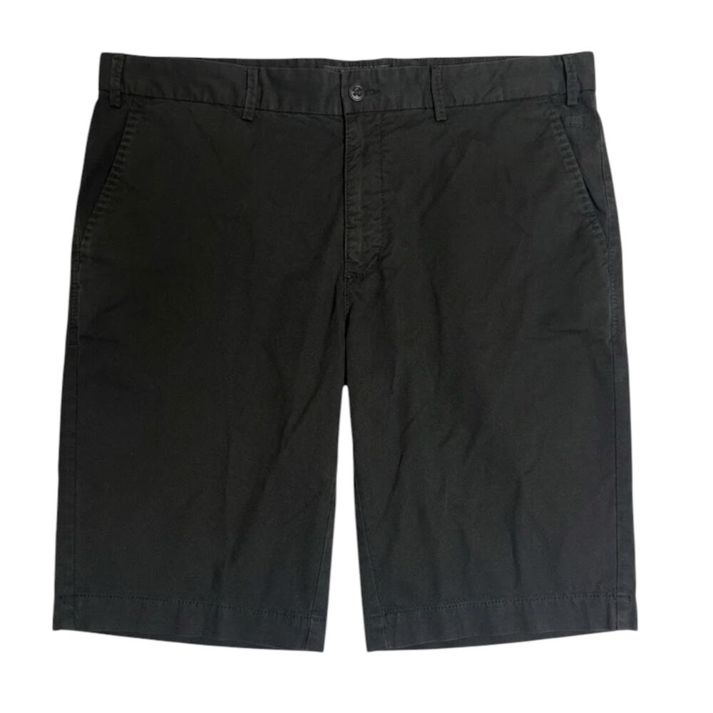 Brax BX Belleville Stretch Chino Shorts Men W40 Black Regular Fit German